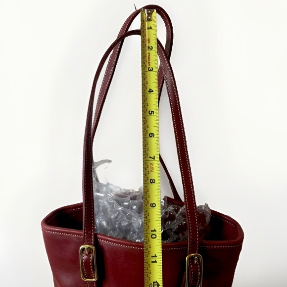 COACH Vintage Red Leather Tote Legacy Day Bag 9803 - Picture 11 of 16